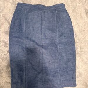 New Ann Taylor Blue Pencil Skirt